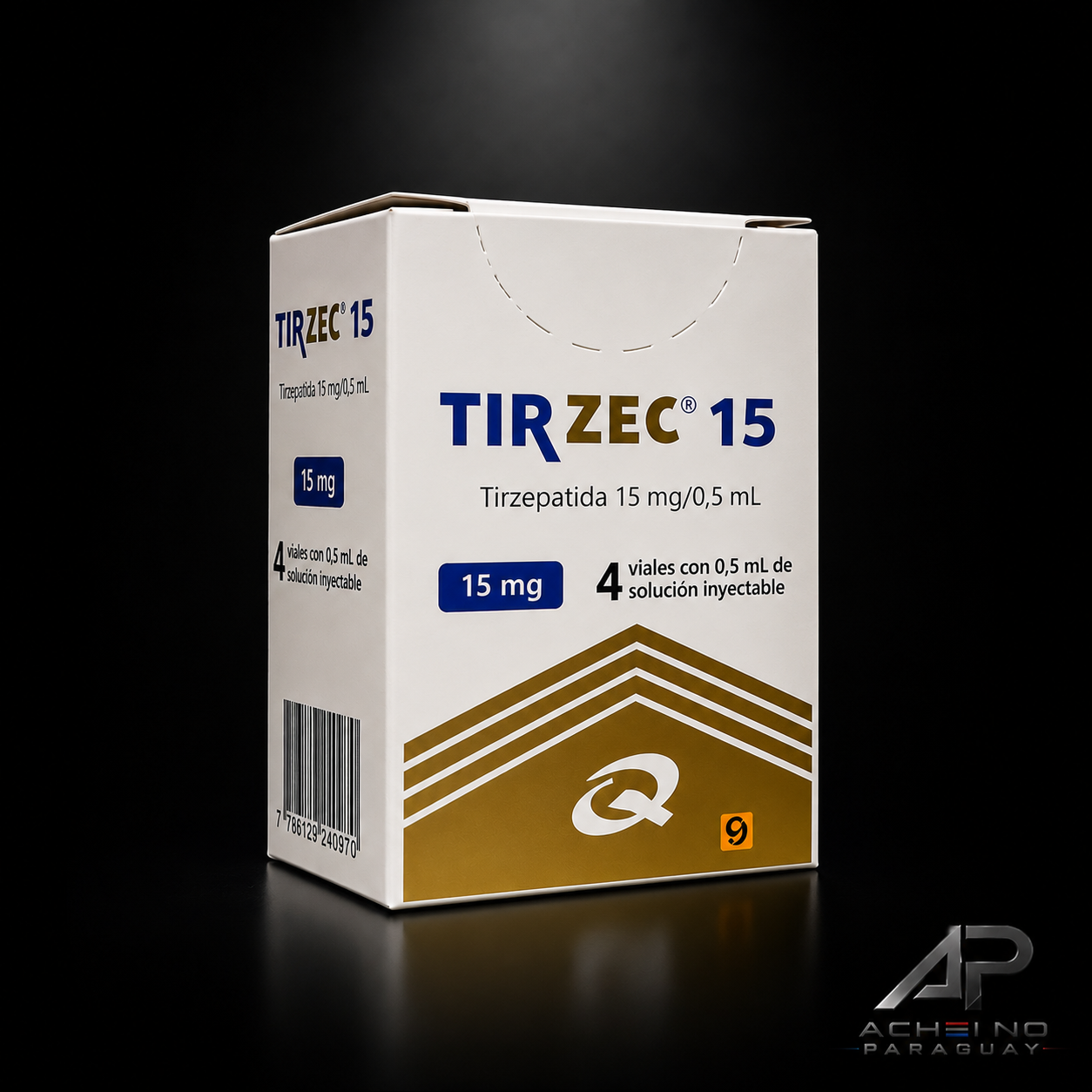 Tirzec 15MG – Caixa com 4 Ampolas